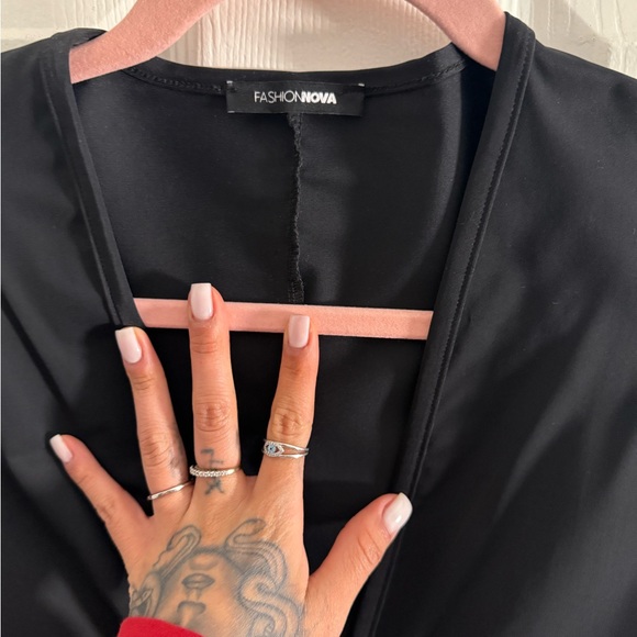 Sexy Fashion Nova Black Jumpsuit - Picture 4 of 6